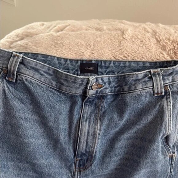 Khaite Ian Blue Jeans Cropped - Picture 1 of 5